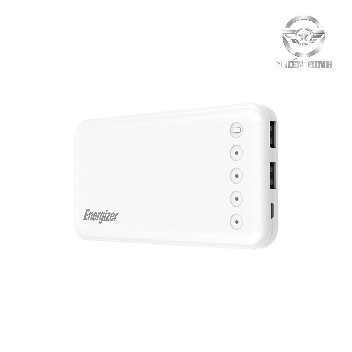 Sạc dự phòng Energizer 10,000mAh /3.7V Li-Polymer - UE10022WE