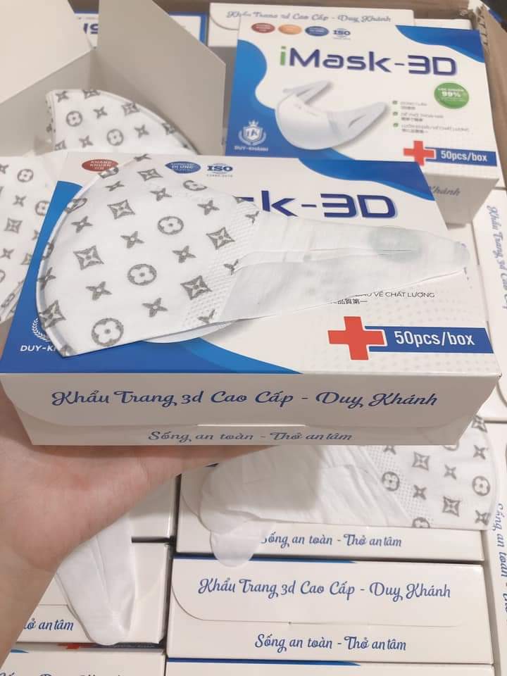 Hộp 50 chiếc khẩu trang 3D D-K xịn xò,cam kết y hình