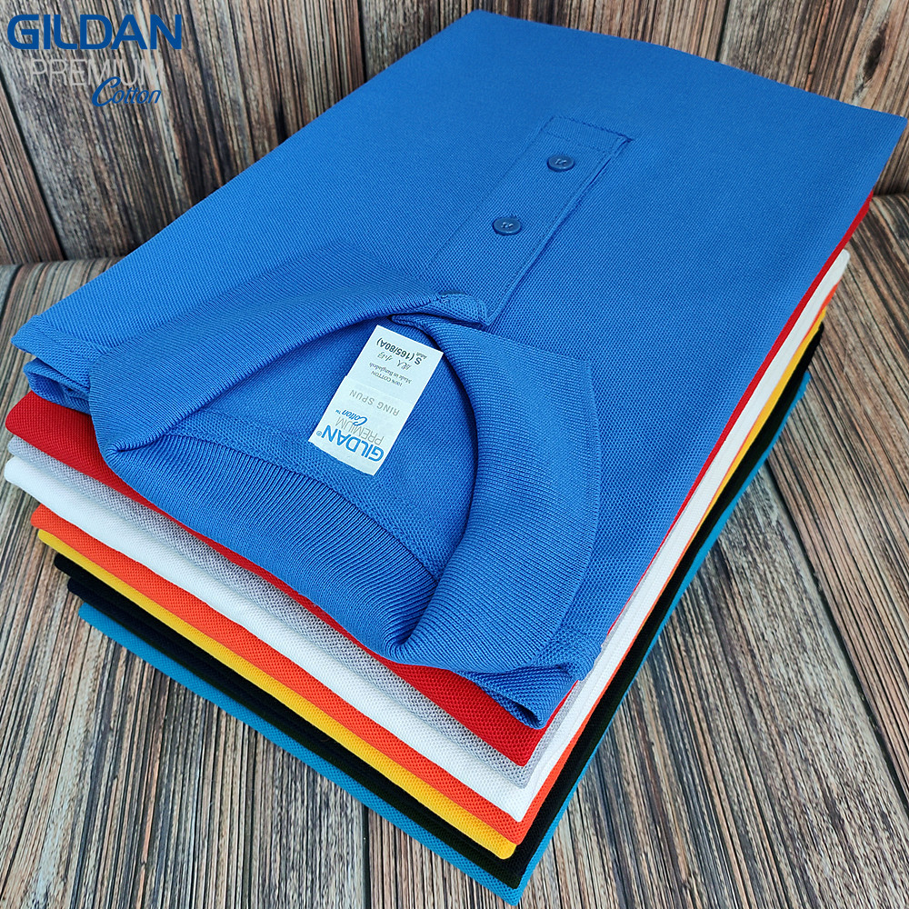 Áo thun Polo Gildan Premium 100% Cotton
