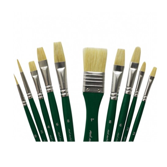 Set paint brush oil Mont Marte 10 tree