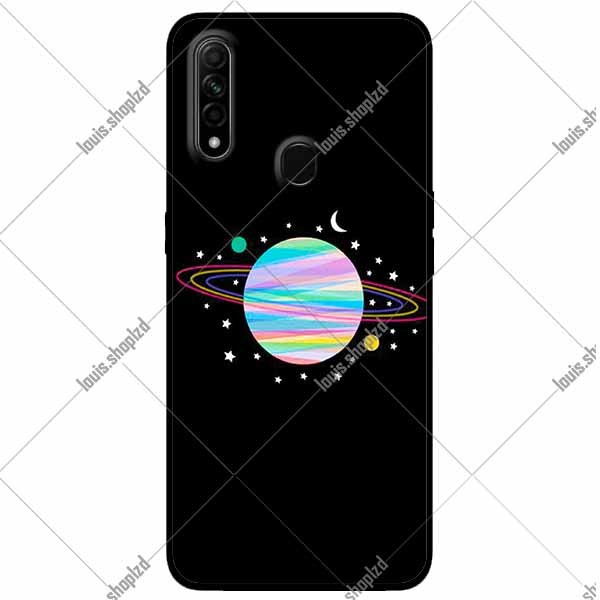 Ốp lưng oppo a31 2020 - a8 2020 - vệ tinh nền đen