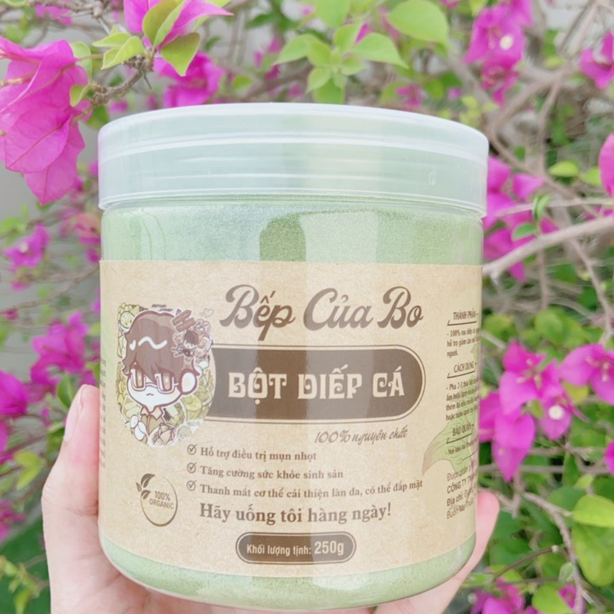 Bột Diếp Cá Nguyên Chất -  250g