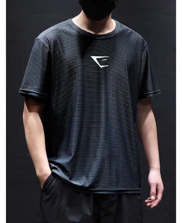 Stee shark reflective CVC unisex T-shirt