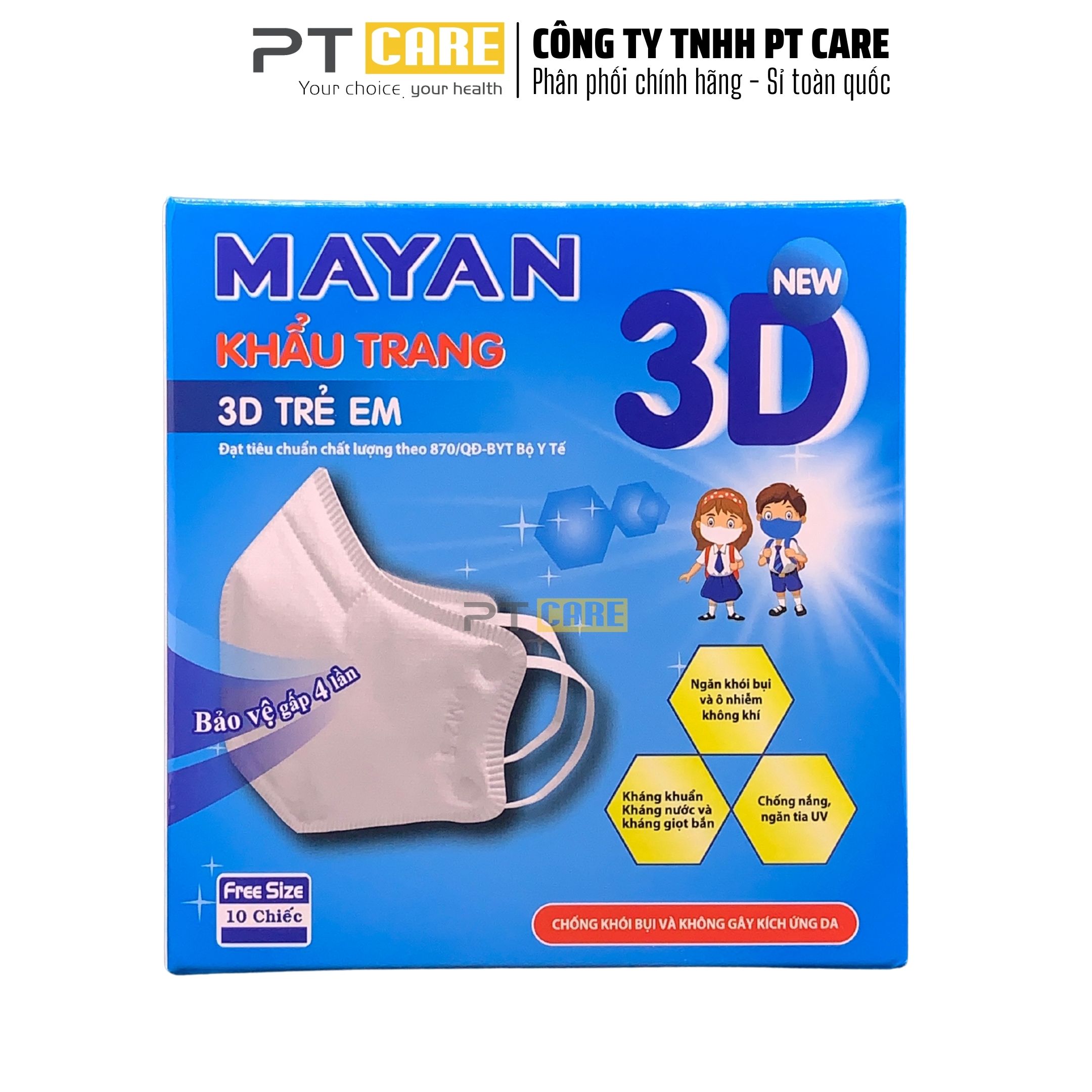 PT CARE | Khẩu trang Mayan N95/ 3D/ Jomi