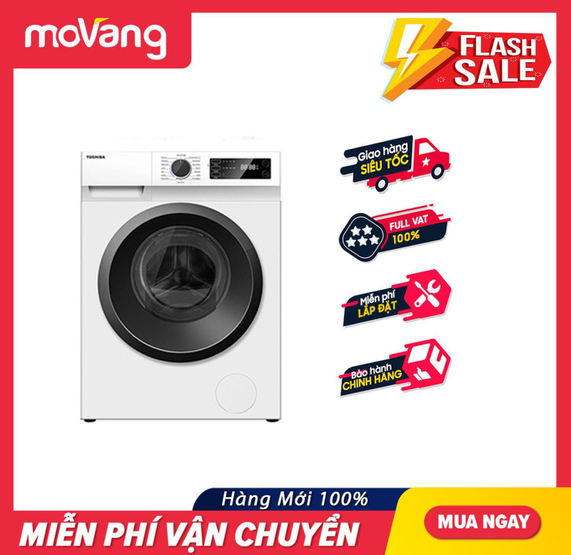 Bảng giá Máy giặt Toshiba Inverter 9.5 Kg TW-BK105S2V (2020) - Loại máy giặt:Cửa trước - Kiểu động cơ:Nam châm vĩnh cửu truyền động dây Curoa - Công nghệ giặt:Greatwave sức mạnh siêu sóng Điện máy Pico
