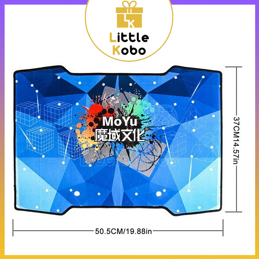 Thảm Rubik MoYu Mat 505 x 370 x 2 (mm) Phụ Kiện Rubic Đồ Chơi Trí Tuệ Trẻ Em Phát Triển Tư Duy - Little Kobo