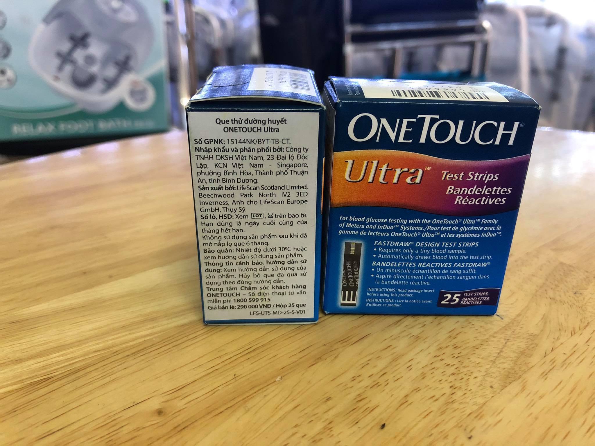 Que thử đường huyết One Touch Ultra