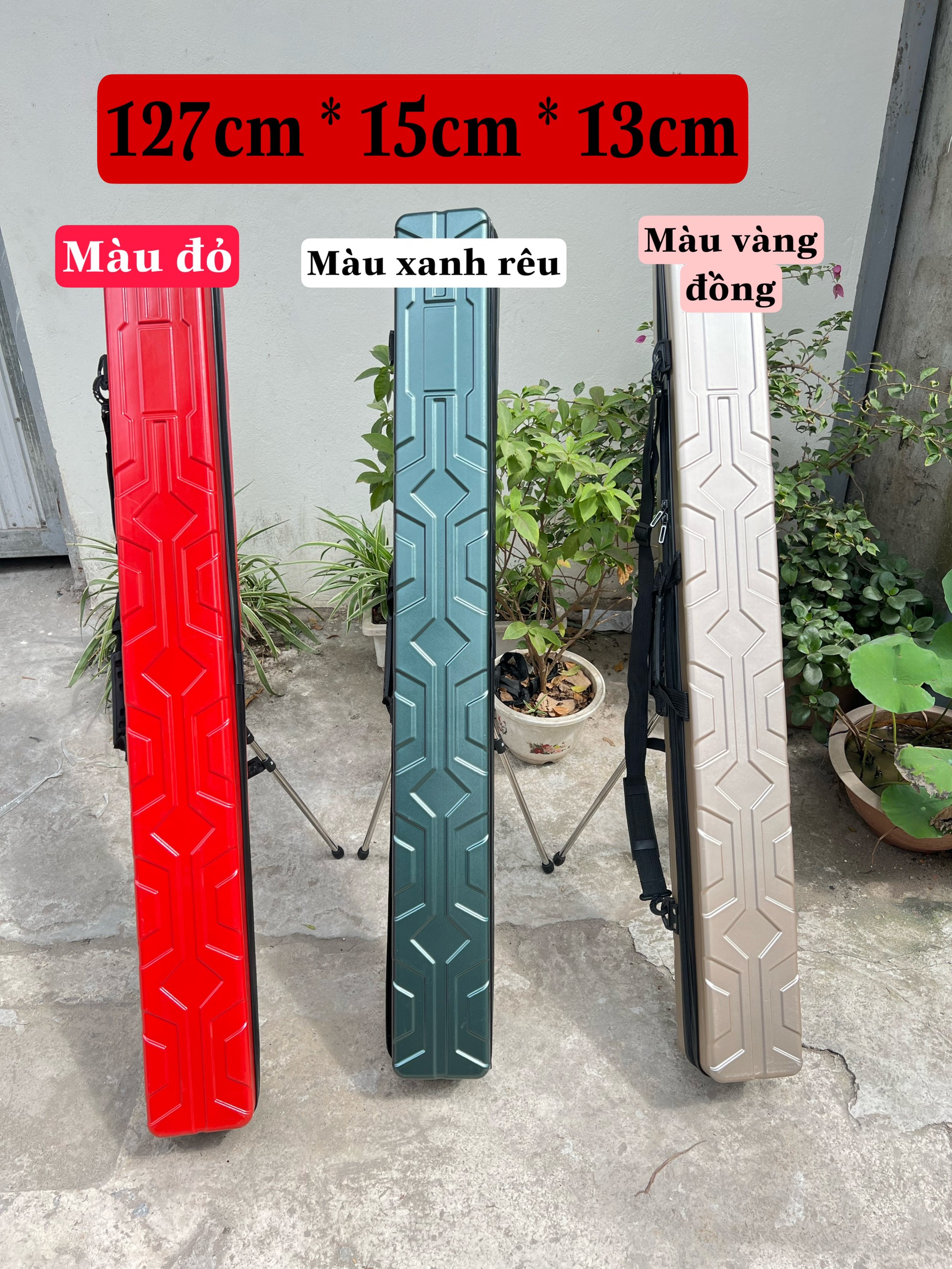 Bao đựng cần câu cá abs hợp kim, chống thấm nước dài 1m27