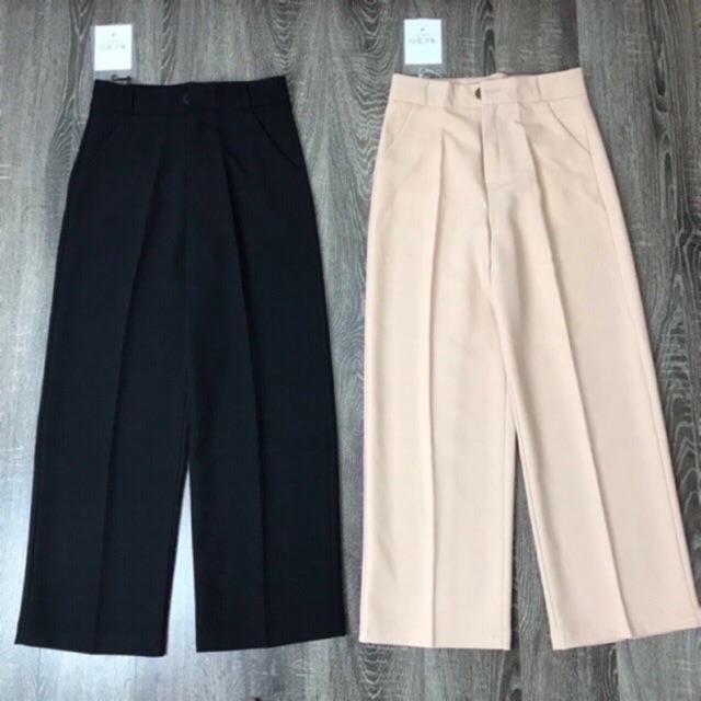 [25-27/4 Hoàn tiền 15%]Quần Ống Rộng Khoá Giữa Culottes Siêu Hot