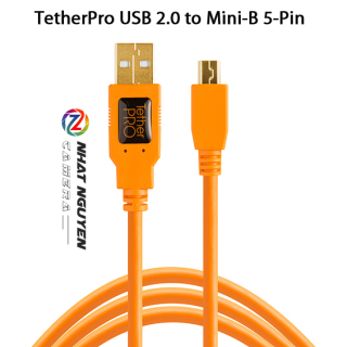 Dây Tether Tools - Cáp TetherPro USB 2.0 to Mini B 5 Pin - Dài 4.6m thumbnail