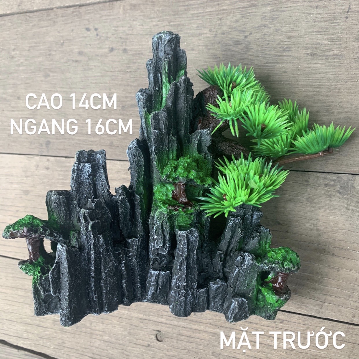 [MS7] Hòn Núi Cây Tùng Trang Trí Hổ Cá, Bể Cá-Hòn Non Bộ