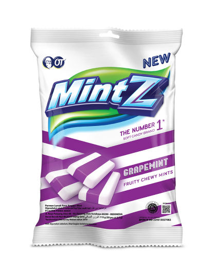 Kẹo mềm mintz grapemint vị nho bạc hà