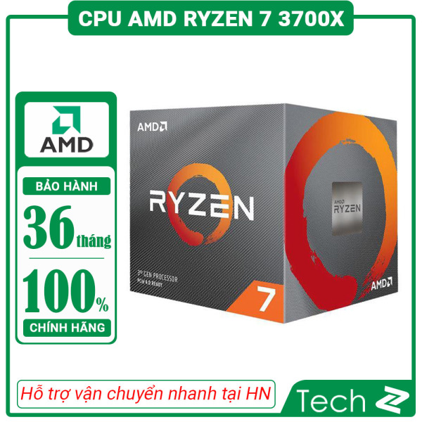 Bảng giá CPU AMD Ryzen 7 3700X (3.6GHz turbo up to 4.4GHz, 8 nhân 16 luồng, 36MB Cache, 65W) Phong Vũ