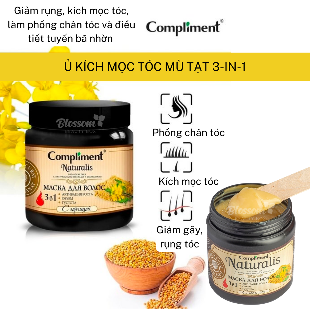 Ủ tóc giúp mọc tóc giảm rụng HOT THERAPY Compliment 500ML