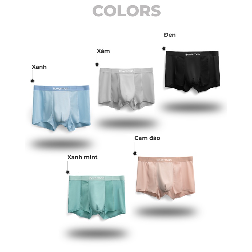 Quần sịp nam PRO MESH combo 3 boxer chính hãng BOXERMAN