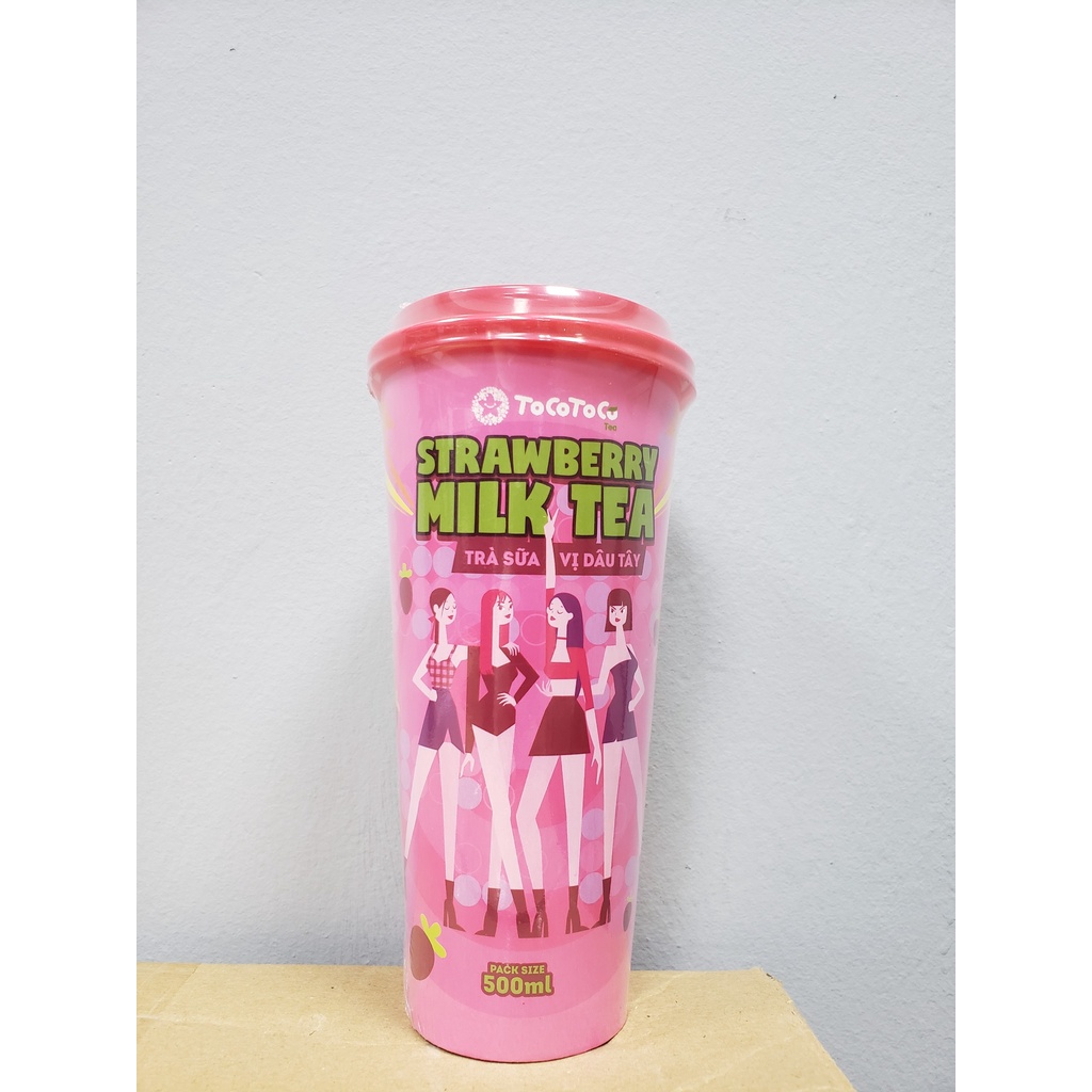Trà sữa Tocotoco Instant Tea trà sữa tự pha hương dâu