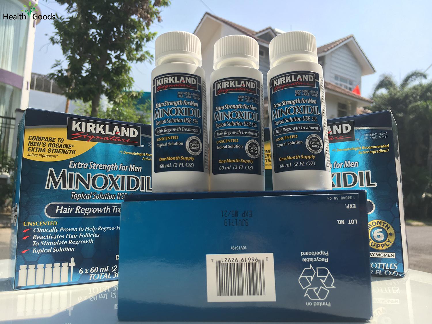 [HCM- 1 lọ 60ml ]Dung Dịch Mọc Râu Tóc Minoxidil 5% Kirkland for Men