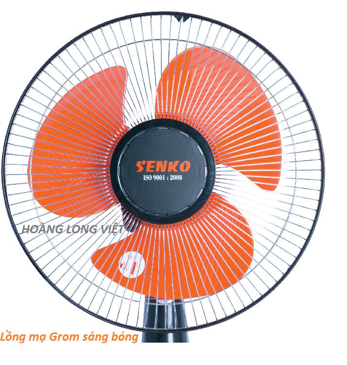 Quạt bàn Senko BX1212 ( Lồng mạ Crom, sải cánh 30cm)