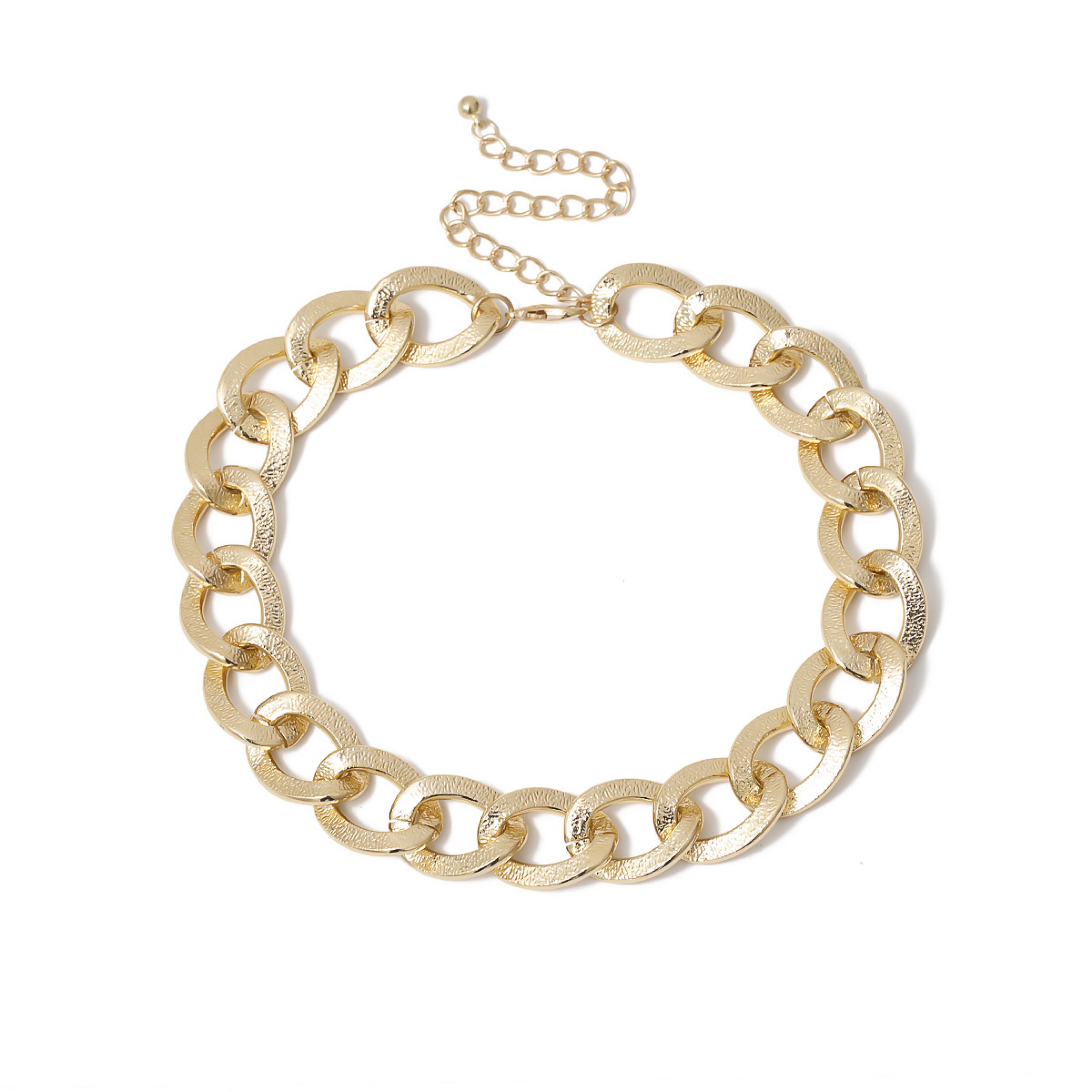 Vòng Cổ Thời Trang Mẫu Chuỗi Dày, Phong Cách HipHop Necklace Collar Big Chunky Gold Color Hip Hop