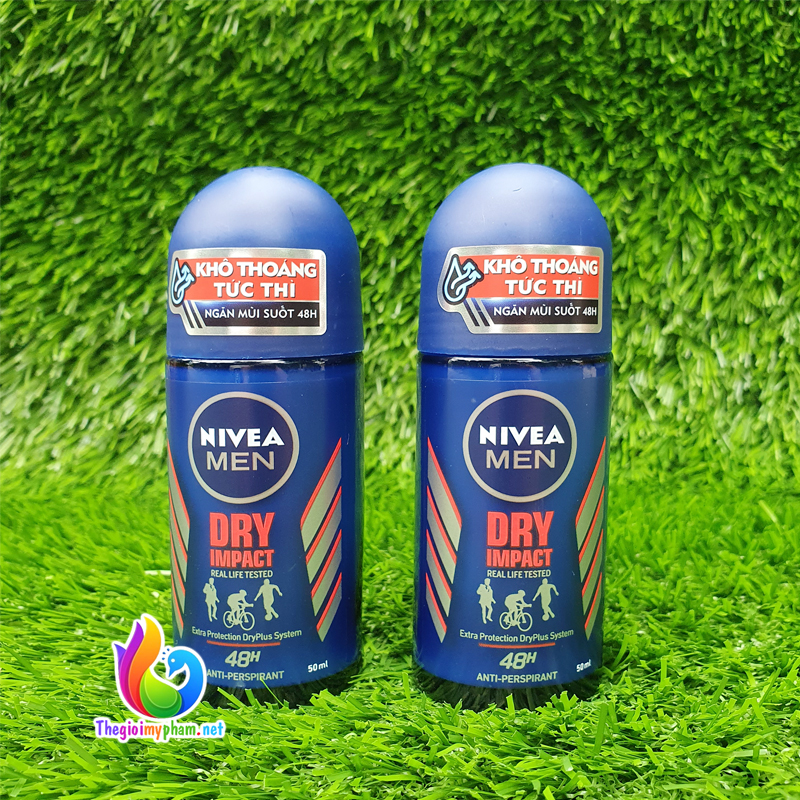 Lăn Ngăn Mùi Nivea Nam Khô Thoáng 50ml