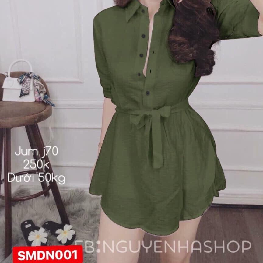 Áo Sơ Mi Phọt Dài Dây Cột Eo Dễ Thương Miule | Lazada.Vn