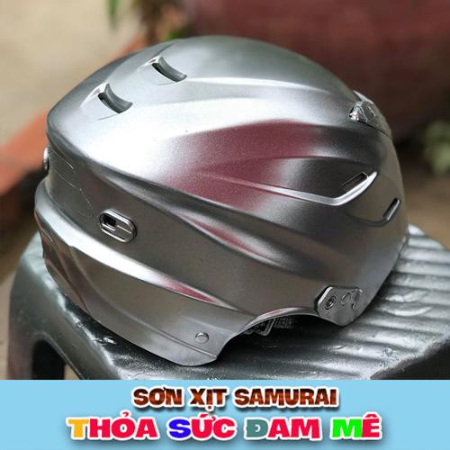 Sơn samurai bạc lấp lánh - Combo màu bạc ánh kim 1701 sơn xịt samurai