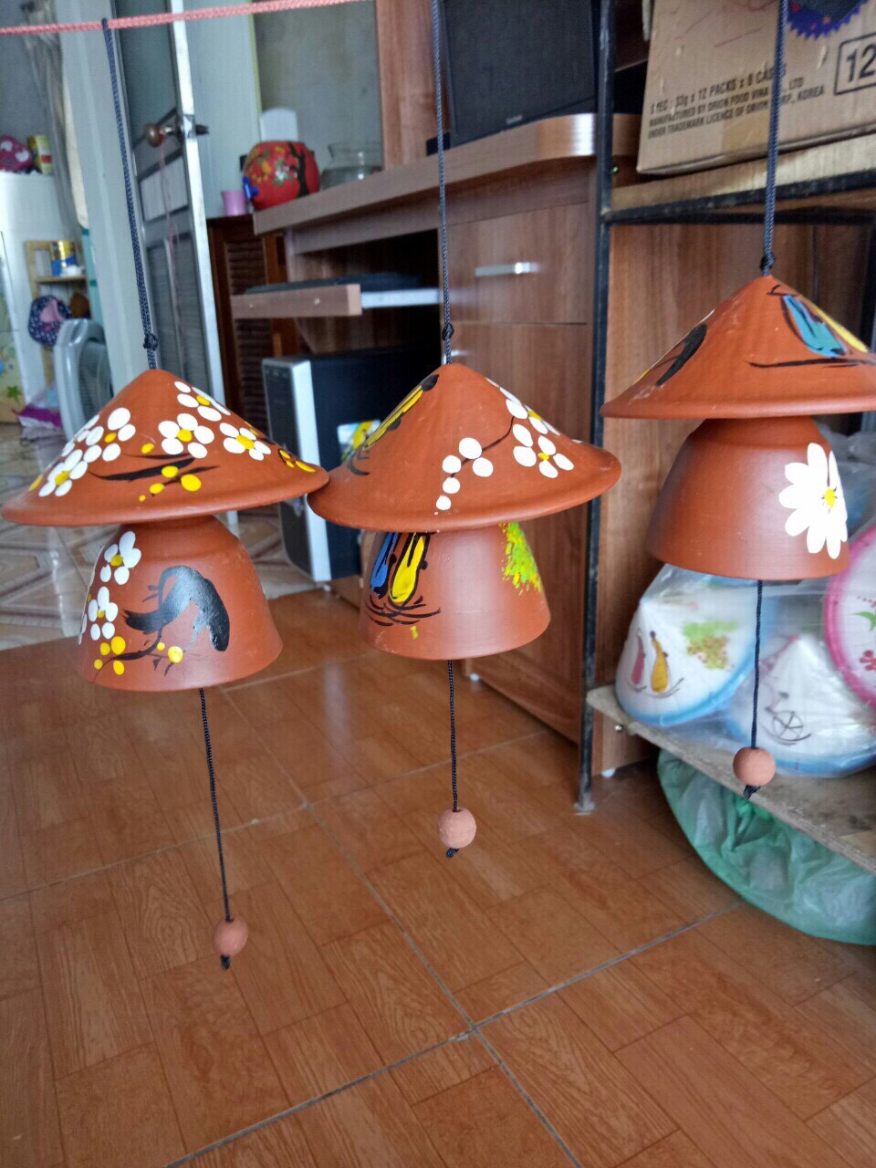 Chuông Gió Gốm Sứ Bát Tràng
