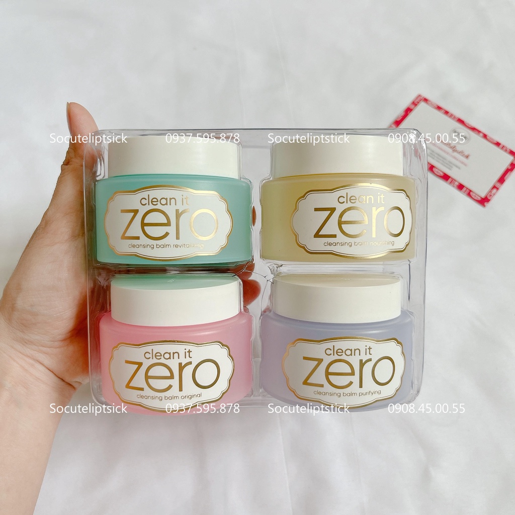 Sáp tẩy trang Banila Clean It Zero Mini 7ml - Fullsize 50ml - 100ml