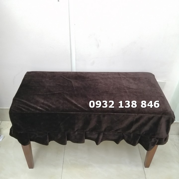 KHĂN PHỦ GHẾ ĐÀN PIANO CƠ LOẠI PHỦ GHẾ ĐÔI
