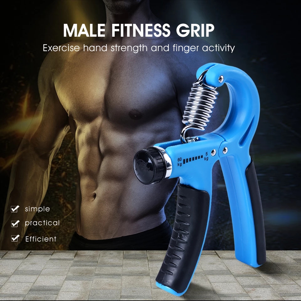 [HCM]Kìm Bóp Tay Luyện tập cơ tay Chữ A Lò Xo Điều Chỉnh Lực Cao Cấp Gym Fitness Training Portable Hand Grip