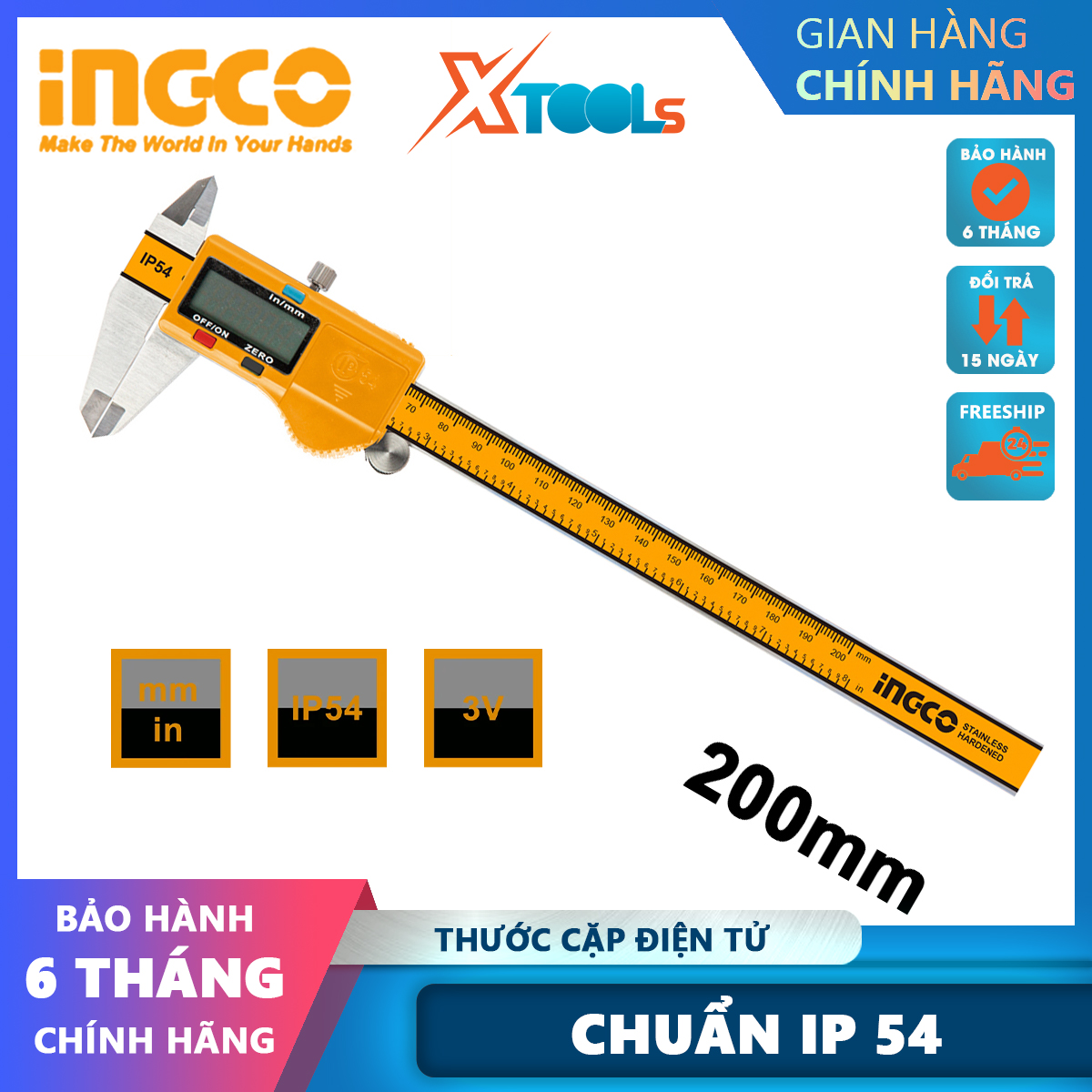 Hdcd28200 200mm electronic vernier caliper plastic case vernier caliper. Metric, inch measurement changes