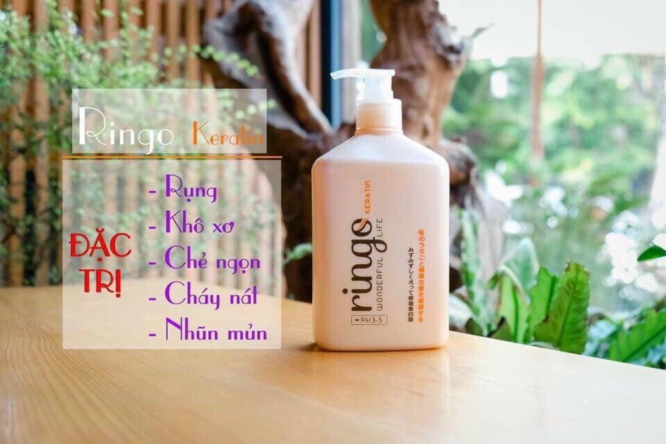 Hấp Ủ Phục Hồi Tóc Hư Tổn Keratin Ringo
