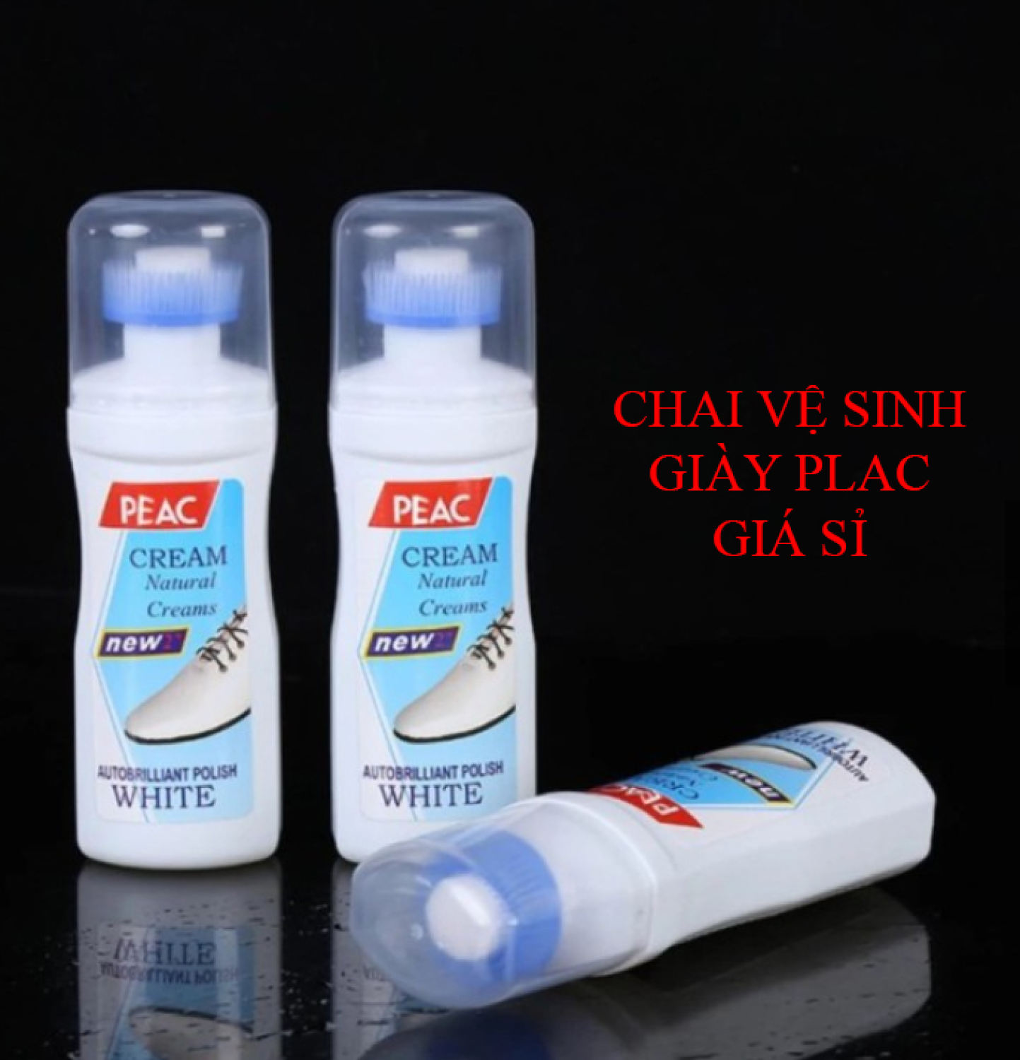 ]Nước lau giày thần thánh PLAC chai 100ml