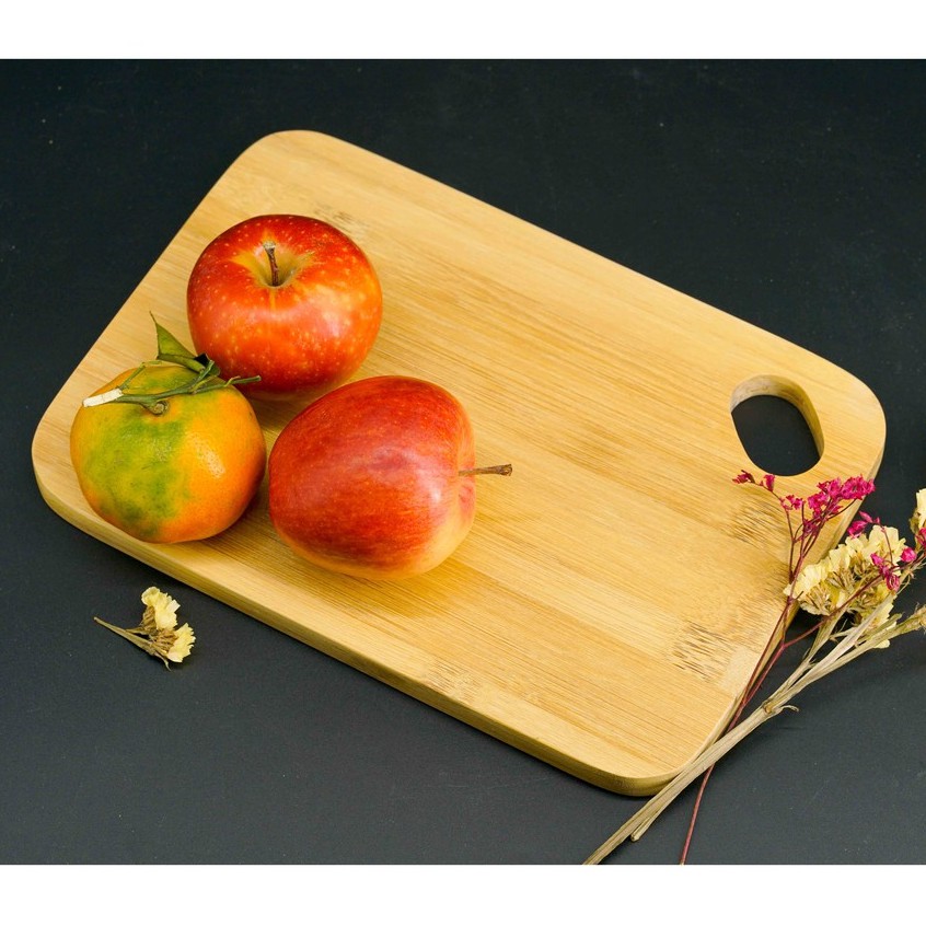 Thớt tre ép khoét góc BAMVINA(26x18cm)