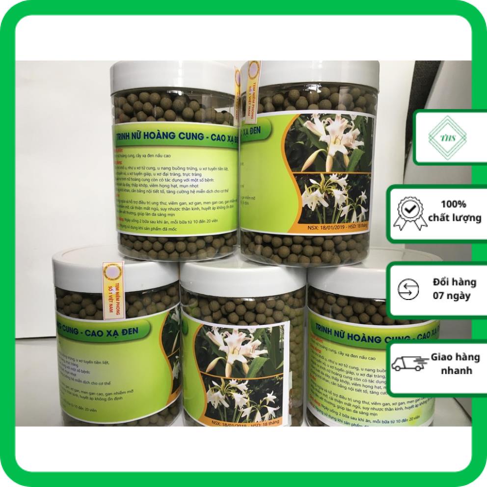 viên trinh nữ hoàng cung cao xạ đen ( hũ 500g)