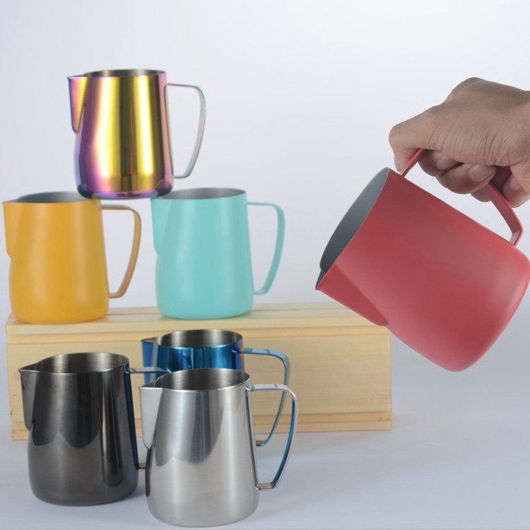 Ca Đánh Sữa Mạ Màu - Milk Pitcher 350ml,600ml