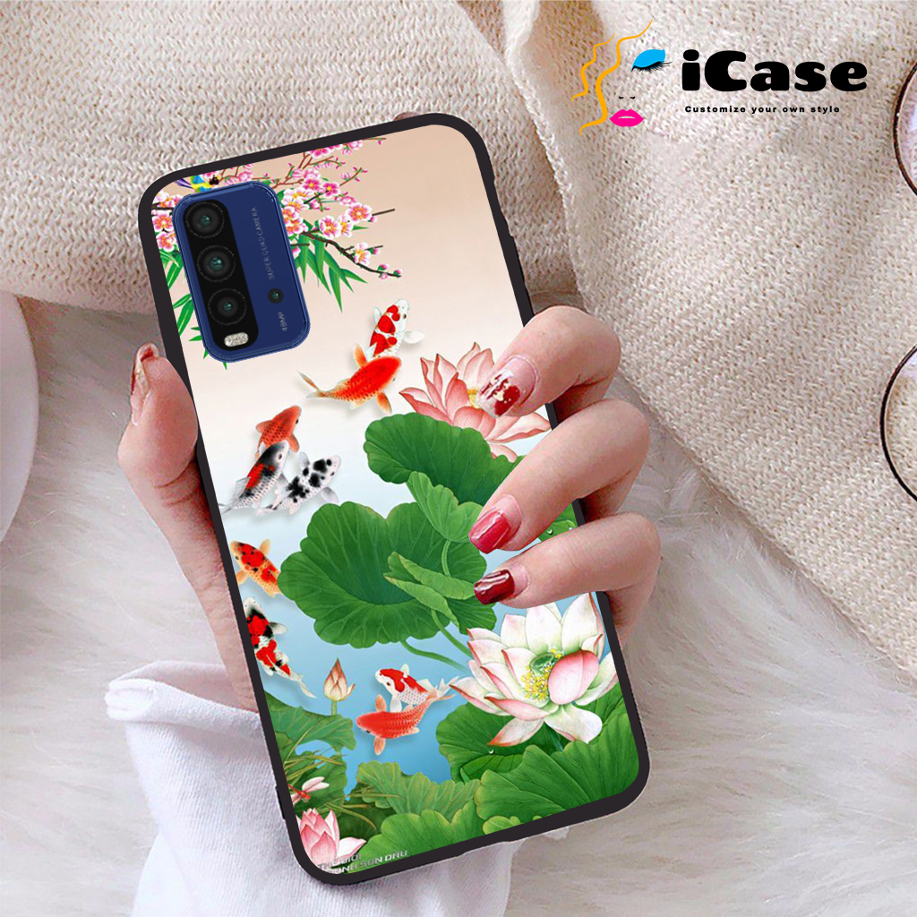 Ốp lưng Xiaomi Poco M3 viền dẻo TPU BST Sen