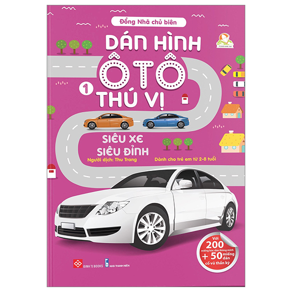 Fahasa - dán hình ô tô thú vị - siêu xe siêu đỉnh