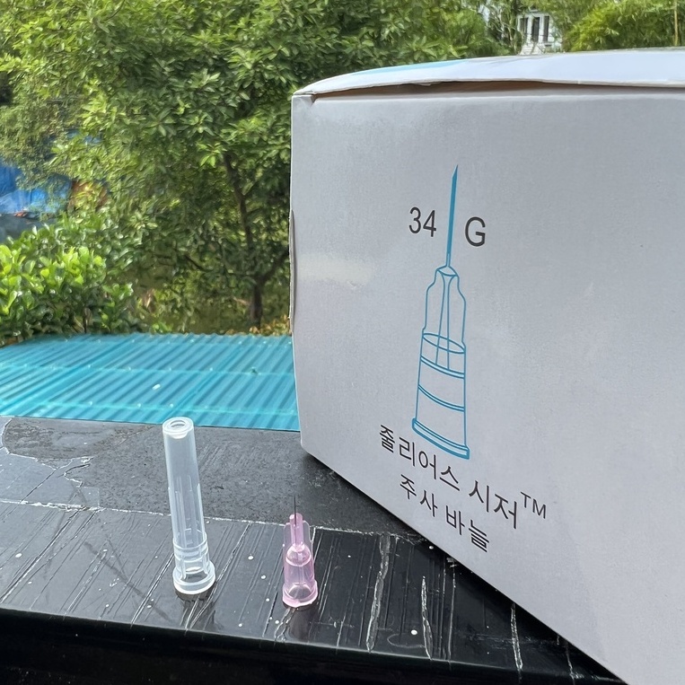 Đầu kim tiêm meso 34g - 1.5mm 2.5mm 4mm 30g - 4mm 13mm tiêm căng bóng rpr