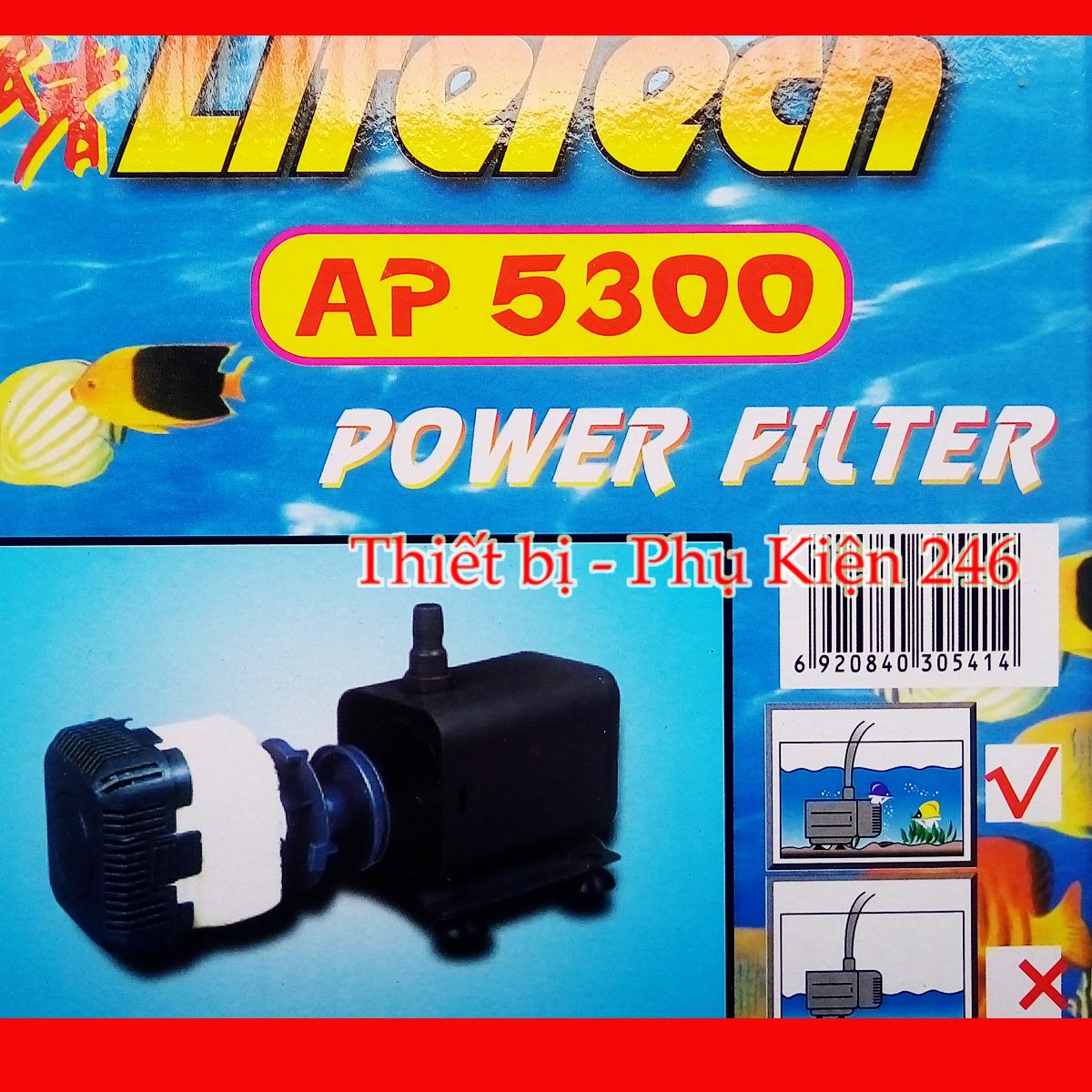 Máy bơm nước LifeTech AP 5300 cho hồ cá rồng - cá koi