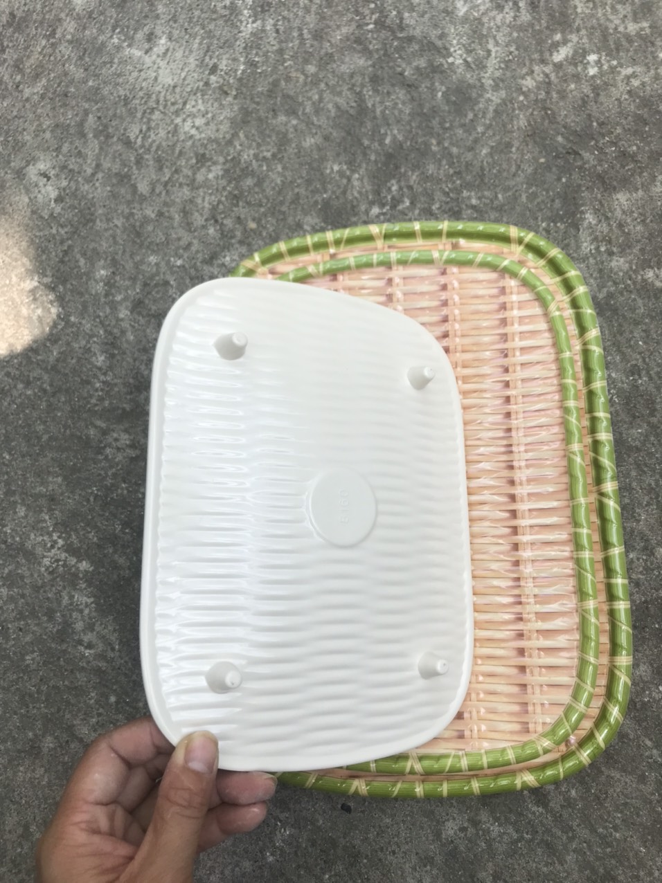 Combo 3 chiếc đĩa phíp chữ nhật giả mây cao cấp đủ size