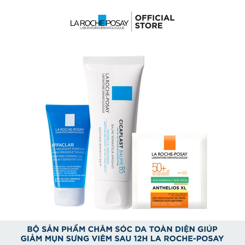 Bộ kem dưỡng làm dịu mát và phục hồi làn da La Roche Posay Cicaplast Baume B5 Soothing Repairing Balm giá rẻ