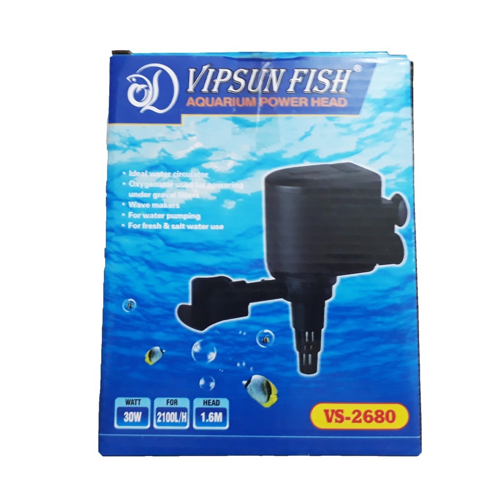 Máy bơm lọc nước hồ cá cảnh 30w vipsun vs-2680