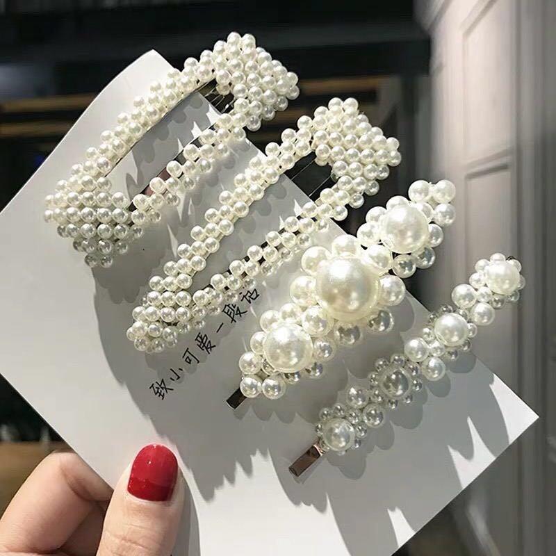 Set 4 Kẹp Tóc Hàn Quốc Siêu Xinh