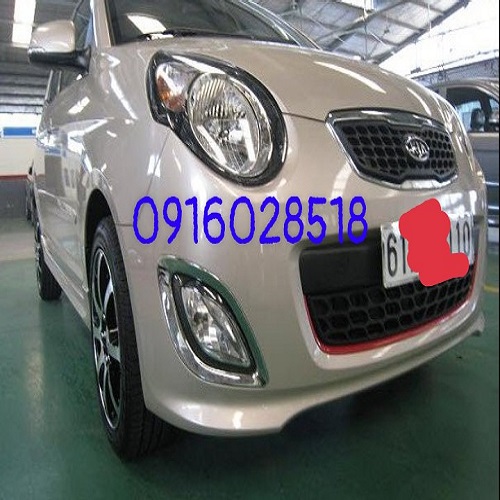 Ốp viền đèn gầm trước cho xe kia morning 2008-2011