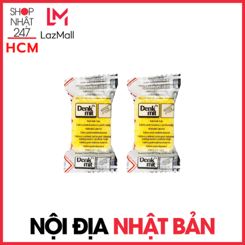1 viên tẩy lồng vệ sinh lồng máy giặt Denkmit