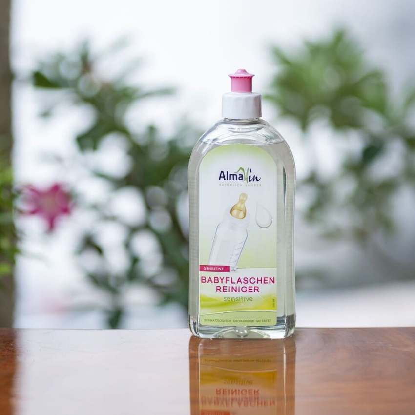 Nước vệ sinh bình sữa em bé hữu cơ Almawin 500ml