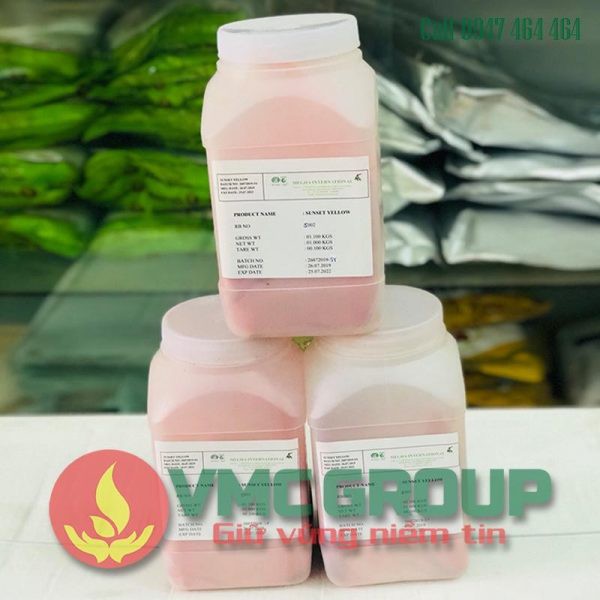 Màu VÀNG CAM SUNSET YELLOW thực phẩm làm BÁNH