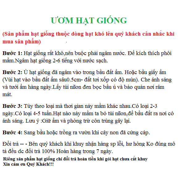 [HCM]Hạt giống đẳng sâm - (dòng sâm gieo khí hậu miền núi lạnh )