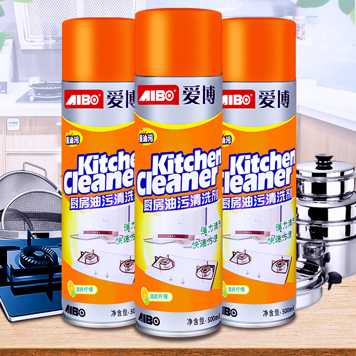Bình xịt tẩy rửa dầu mỡ nhà bếp kitchen cleaner 500ml